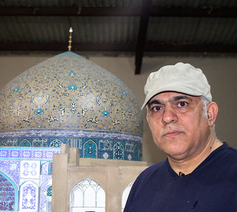 ماکت میدان امام با پرینتر سه بعدی