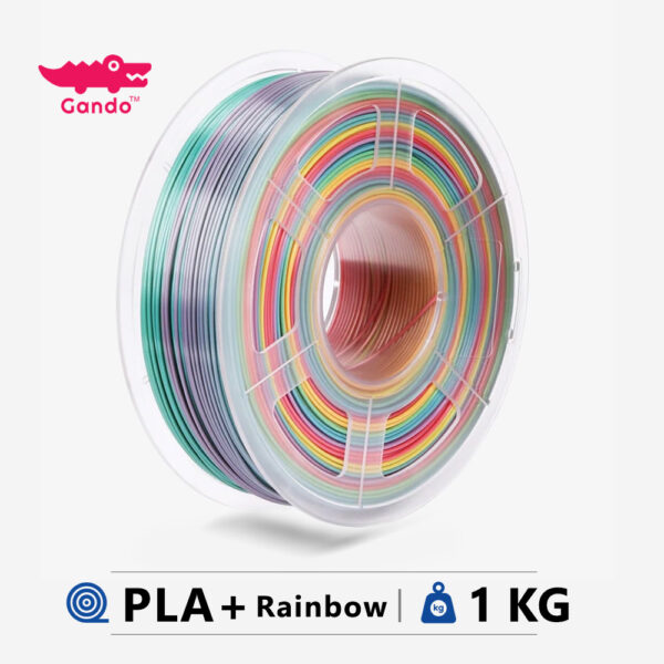 فیلامنت PLA+ رنگین کمانی پرینتر سه بعدی